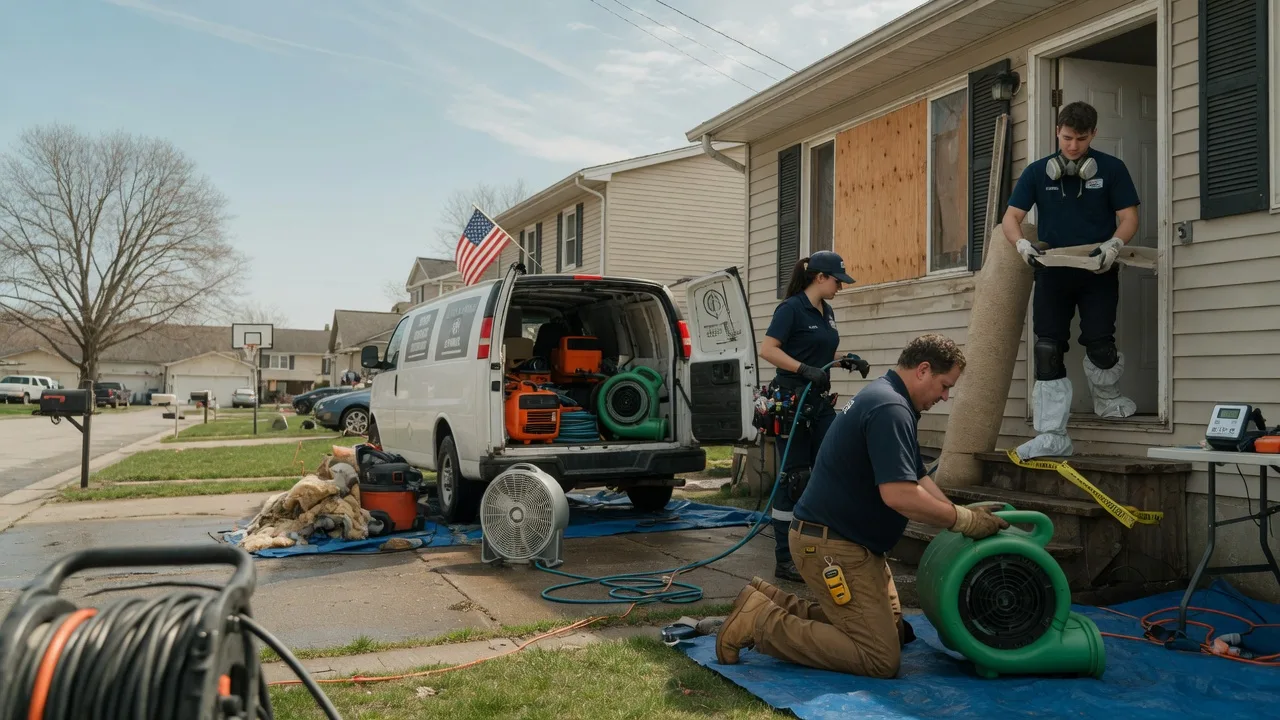 Water Damage Restoration in Bentley, LA near me